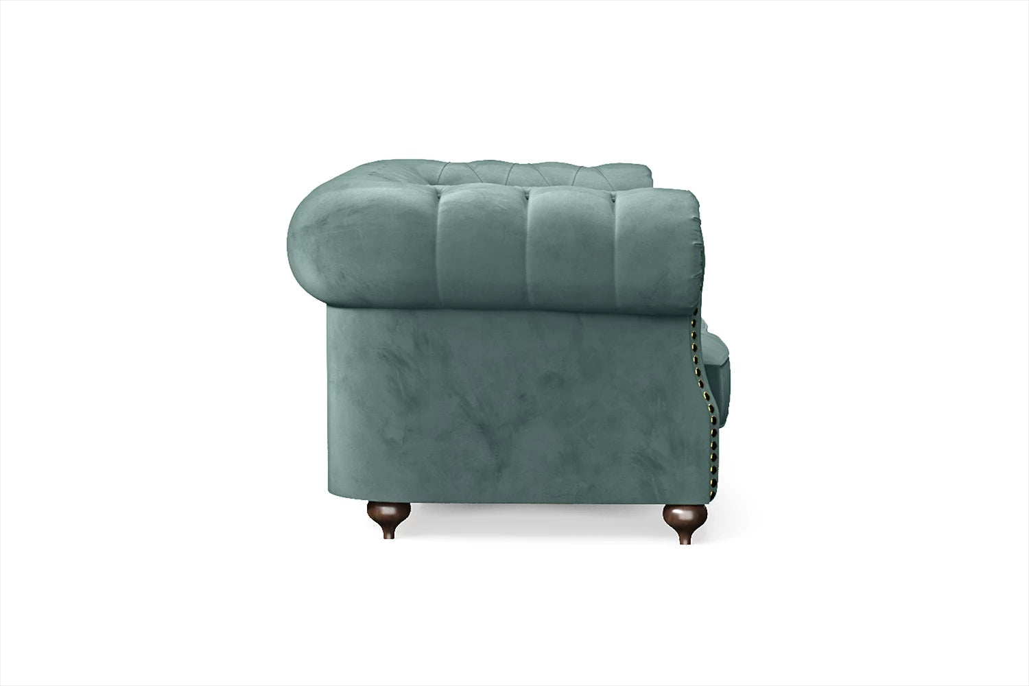 Bitonto 2 Seater Sofa Teal Velvet