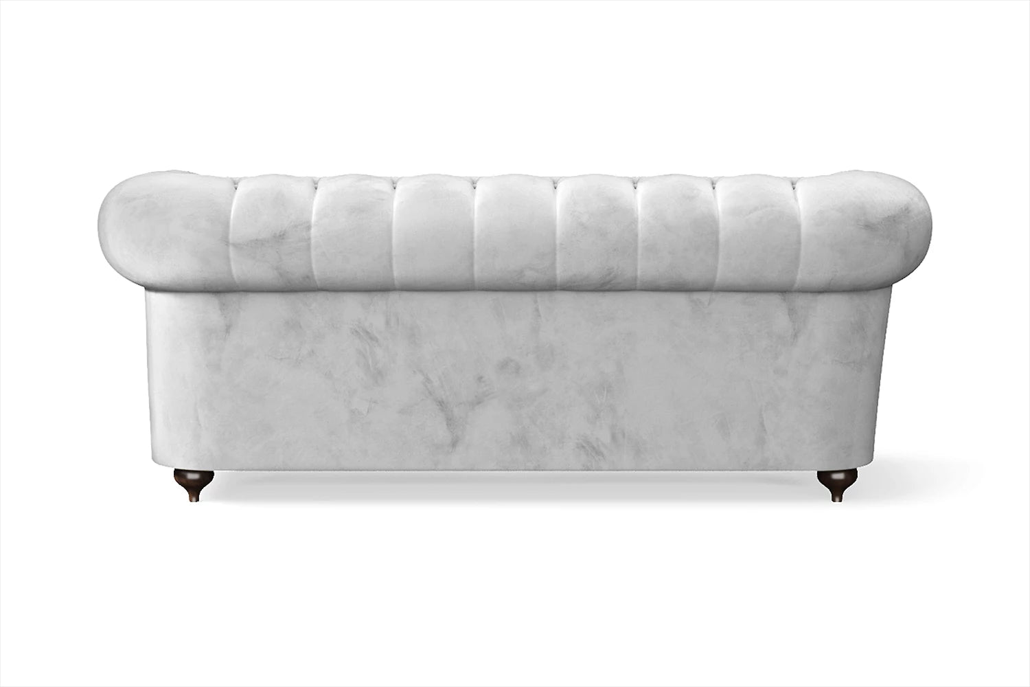 Bitonto 2 Seater Sofa White Velvet