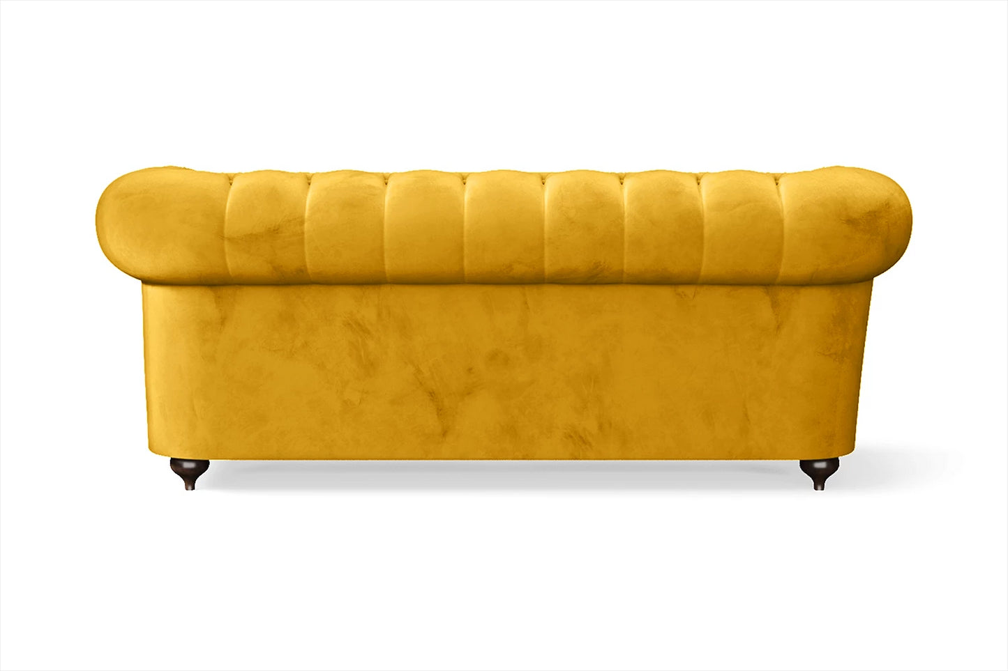 Bitonto 2 Seater Sofa Yellow Velvet