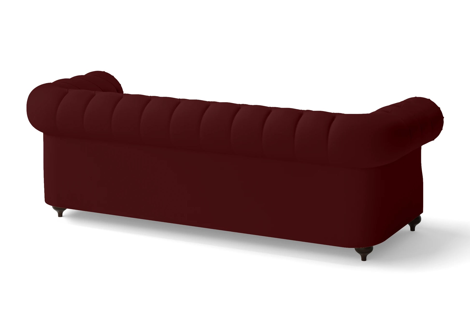 Bitonto 3 Seater Sofa Red Leather