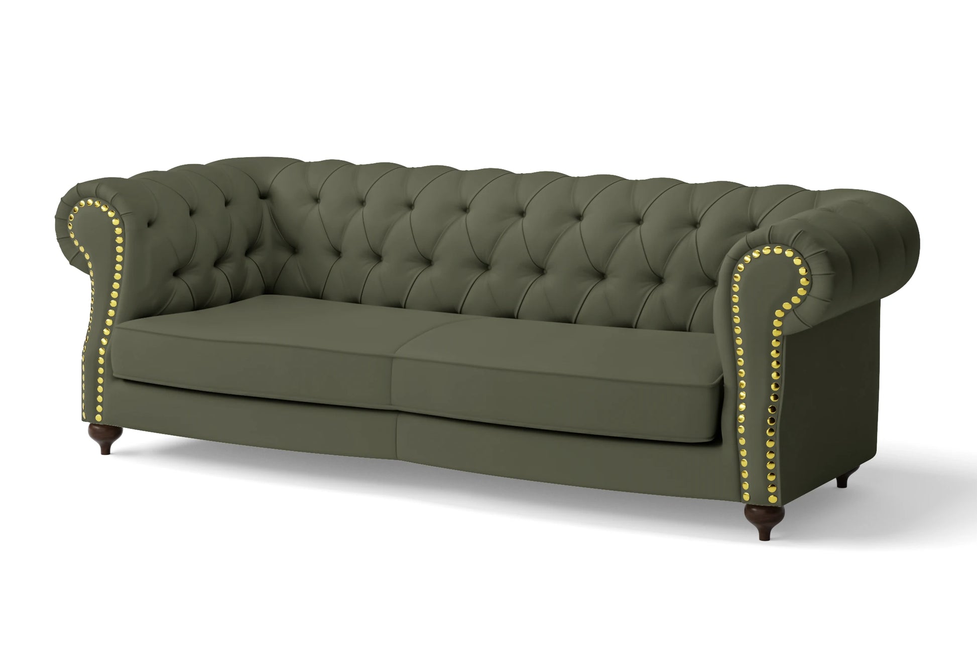 Bitonto 3 Seater Sofa Sage Leather