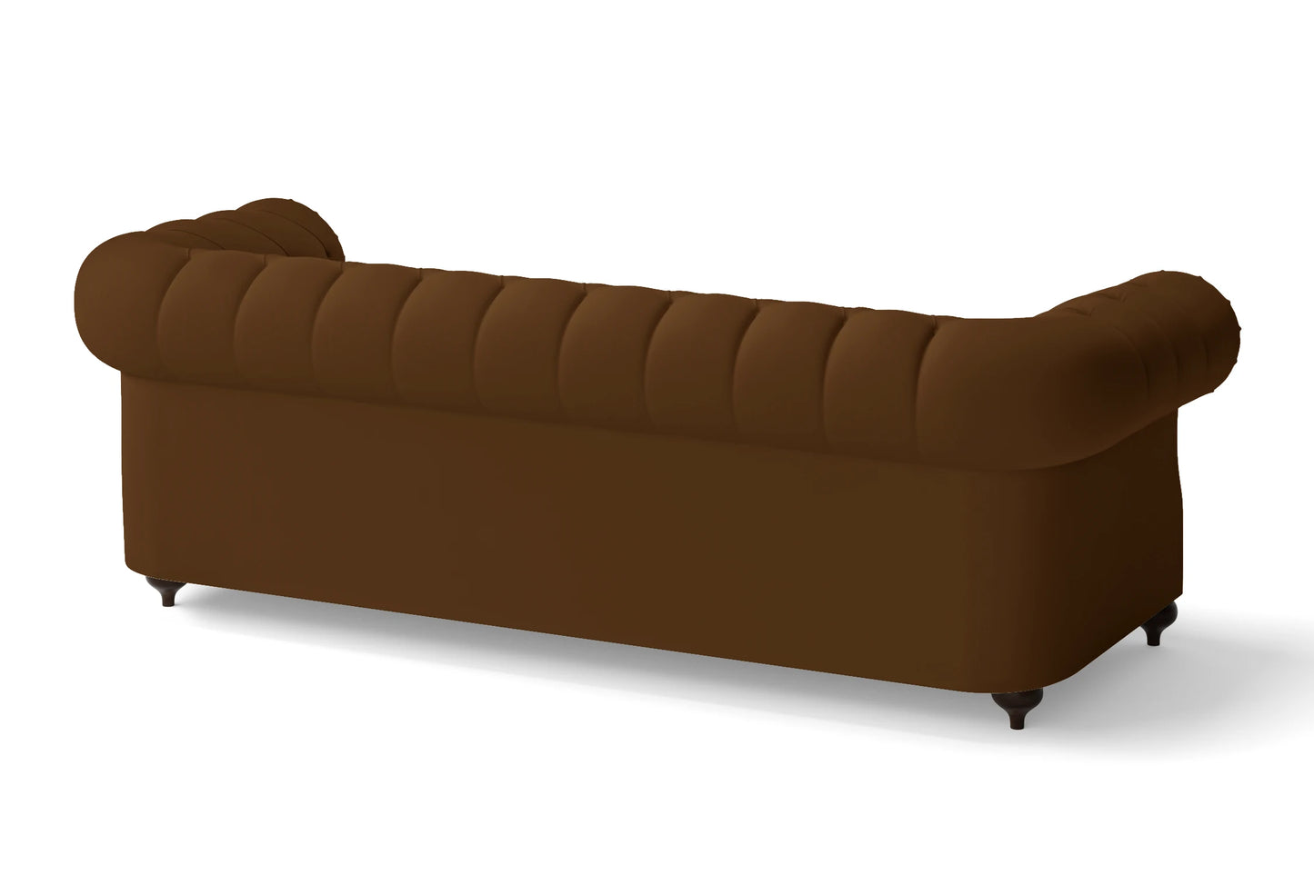 Bitonto 3 Seater Sofa Walnut Brown Leather