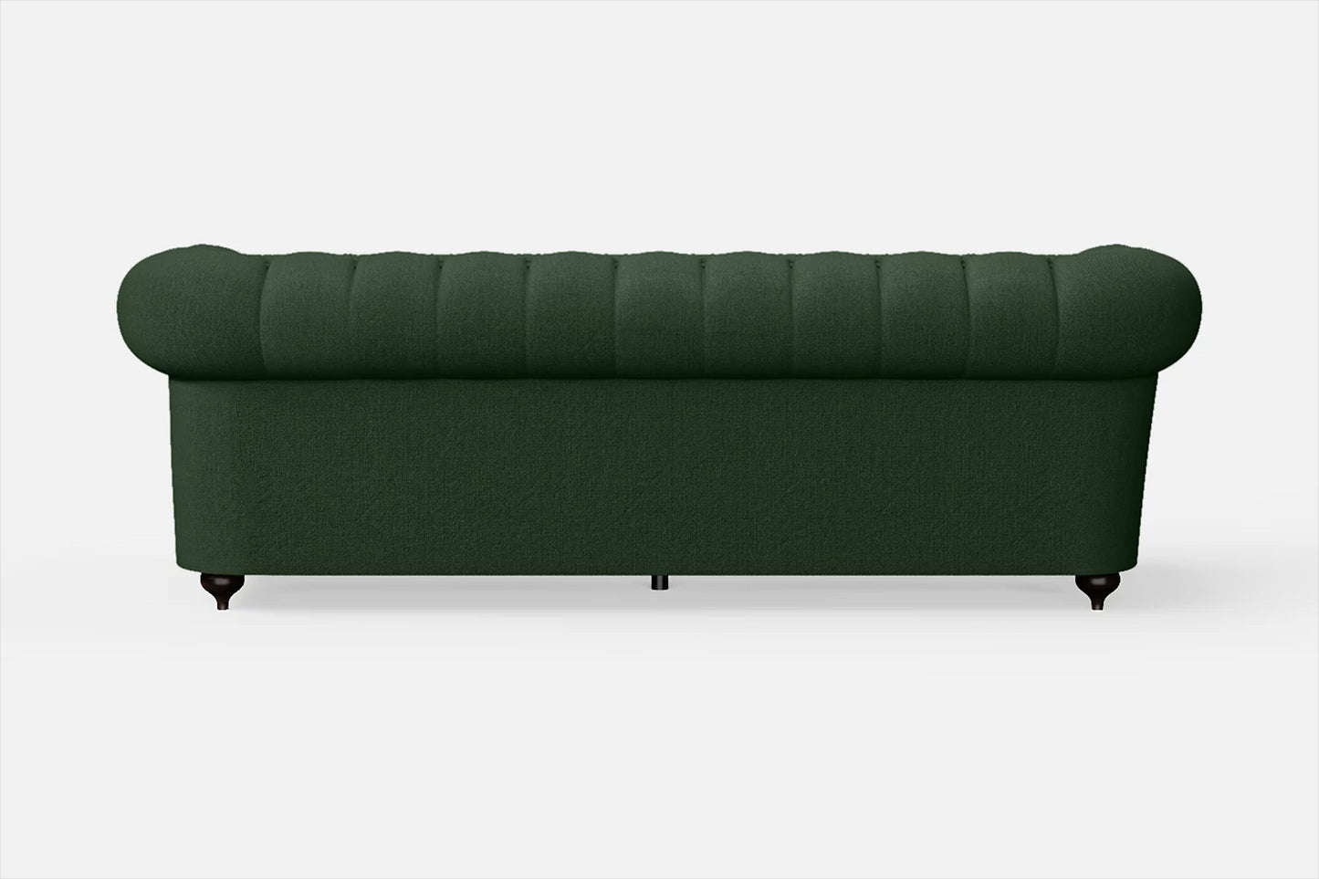 Bitonto 3 Seater Sofa Forest Green Linen Fabric