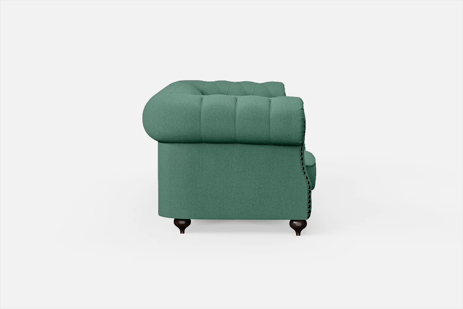 Bitonto 3 Seater Sofa Mint Green Linen Fabric