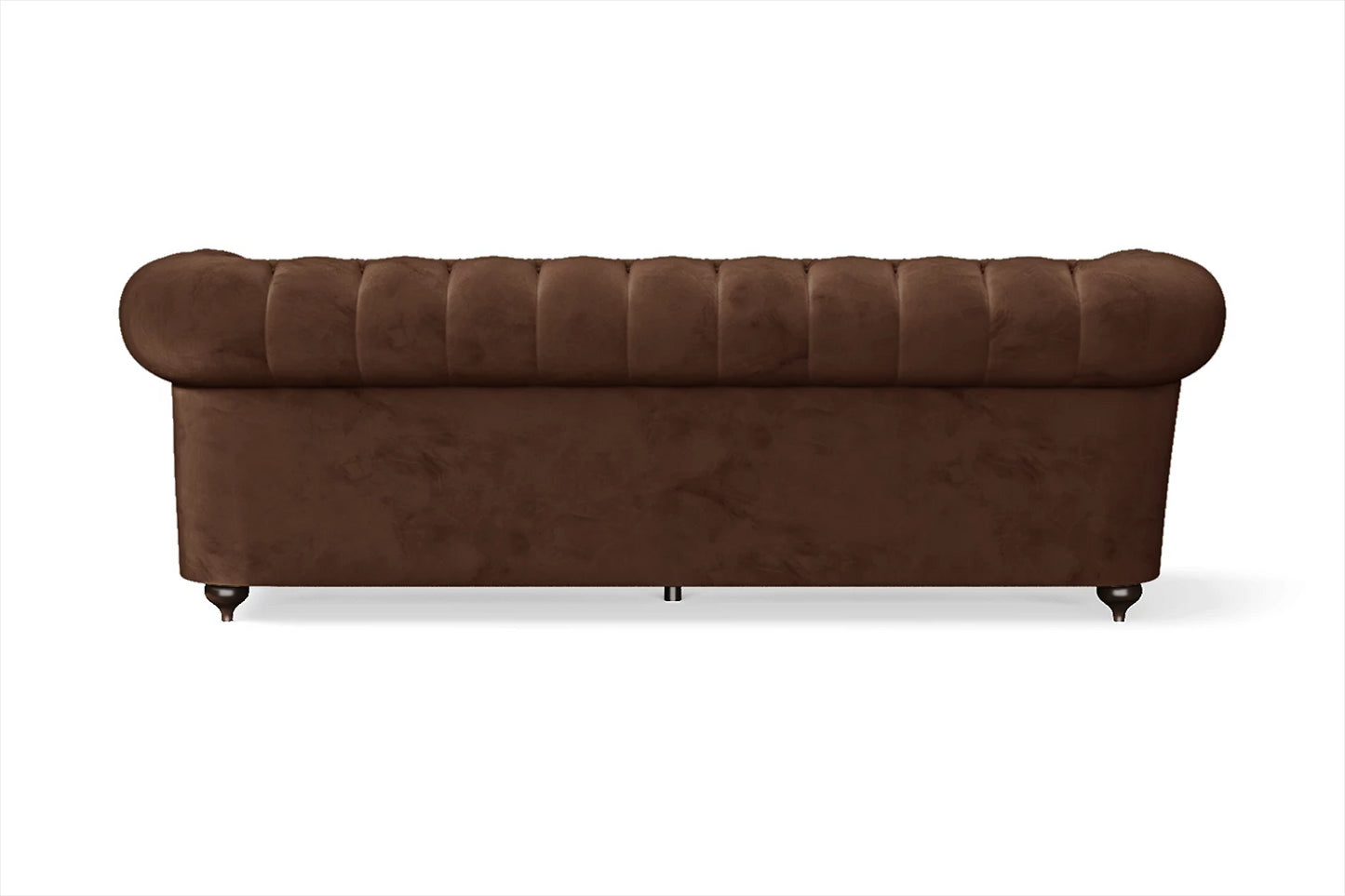 Bitonto 3 Seater Sofa Coffee Brown Velvet