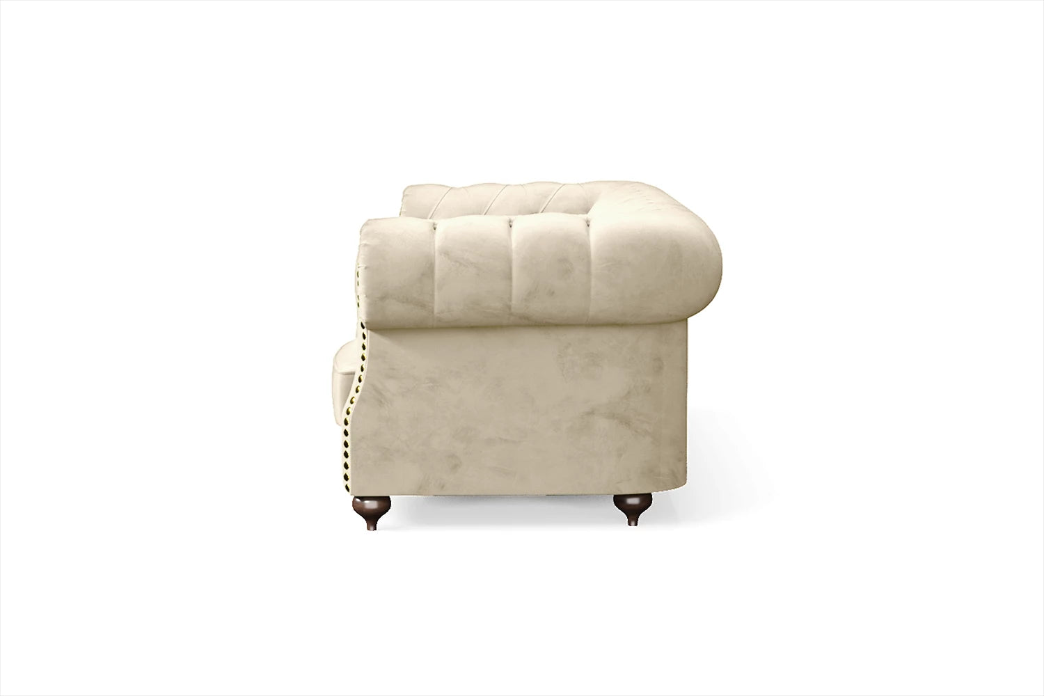 Bitonto 3 Seater Sofa Cream Velvet