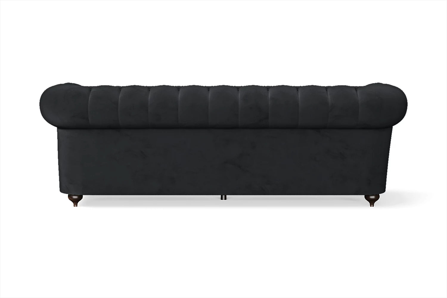 Bitonto 3 Seater Sofa Dark Grey Velvet