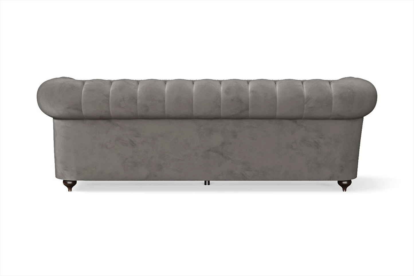 Bitonto 3 Seater Sofa Grey Velvet