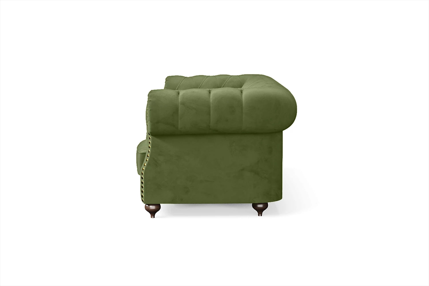 Bitonto 3 Seater Sofa Lime Velvet