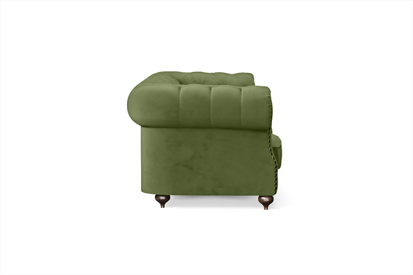 Bitonto 3 Seater Sofa Lime Velvet