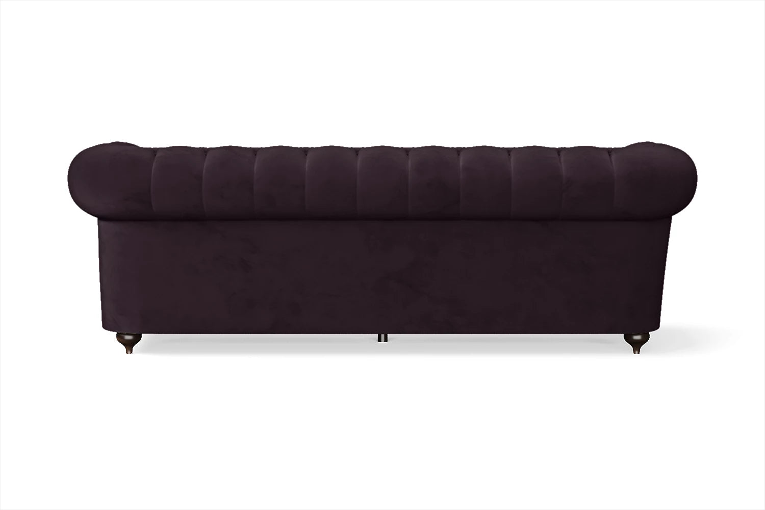 Bitonto 3 Seater Sofa Purple Velvet