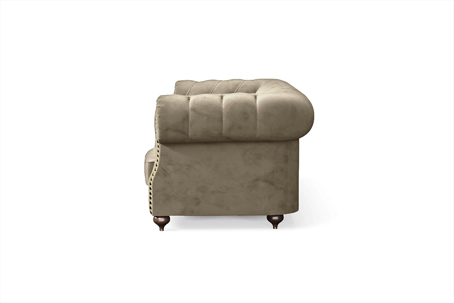 Bitonto 3 Seater Sofa Sand Velvet