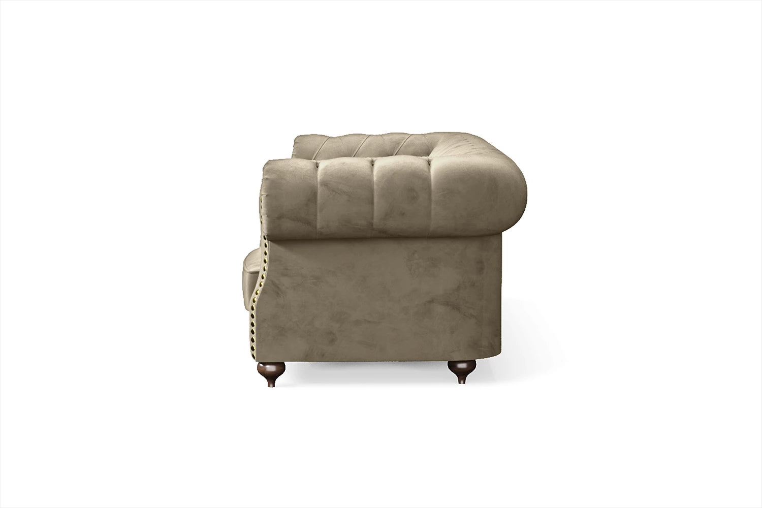 Bitonto 3 Seater Sofa Sand Velvet