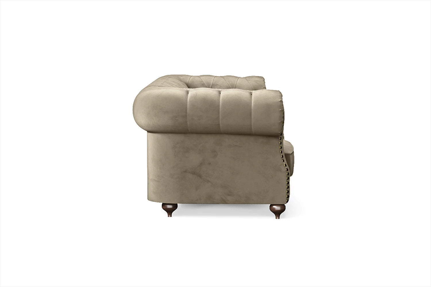 Bitonto 3 Seater Sofa Sand Velvet