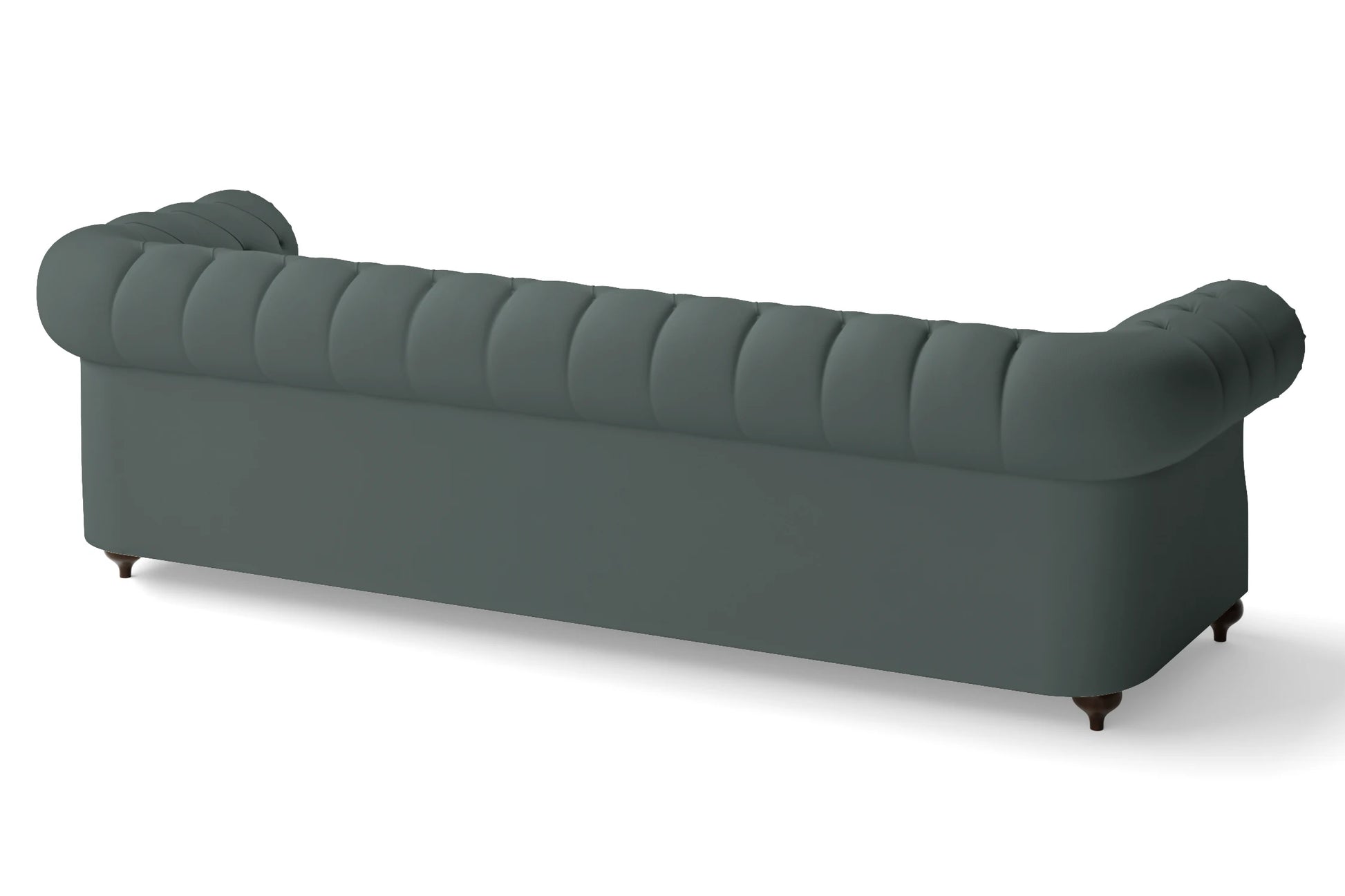 Bitonto 4 Seater Sofa Dusky Turquoise Leather