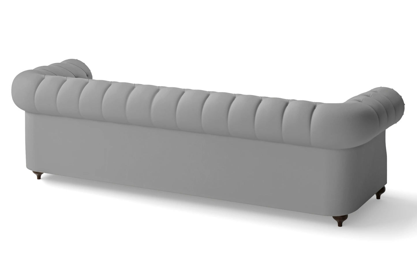 Bitonto 4 Seater Sofa Grey Leather