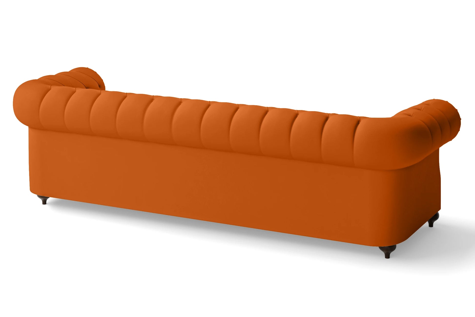 Bitonto 4 Seater Sofa Orange Leather