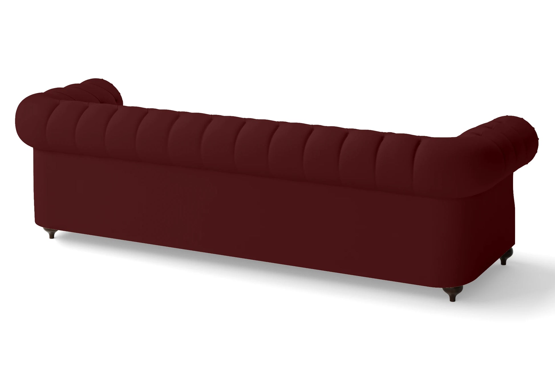 Bitonto 4 Seater Sofa Red Leather