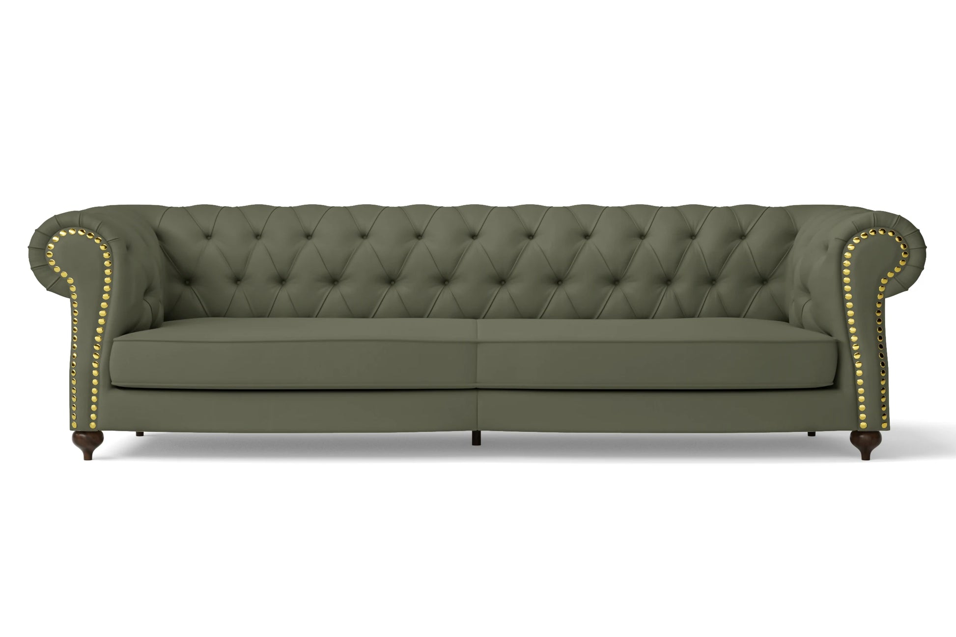 Bitonto 4 Seater Sofa Sage Leather