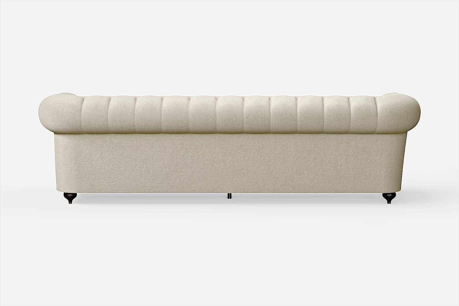 Bitonto 4 Seater Sofa Cream Linen Fabric