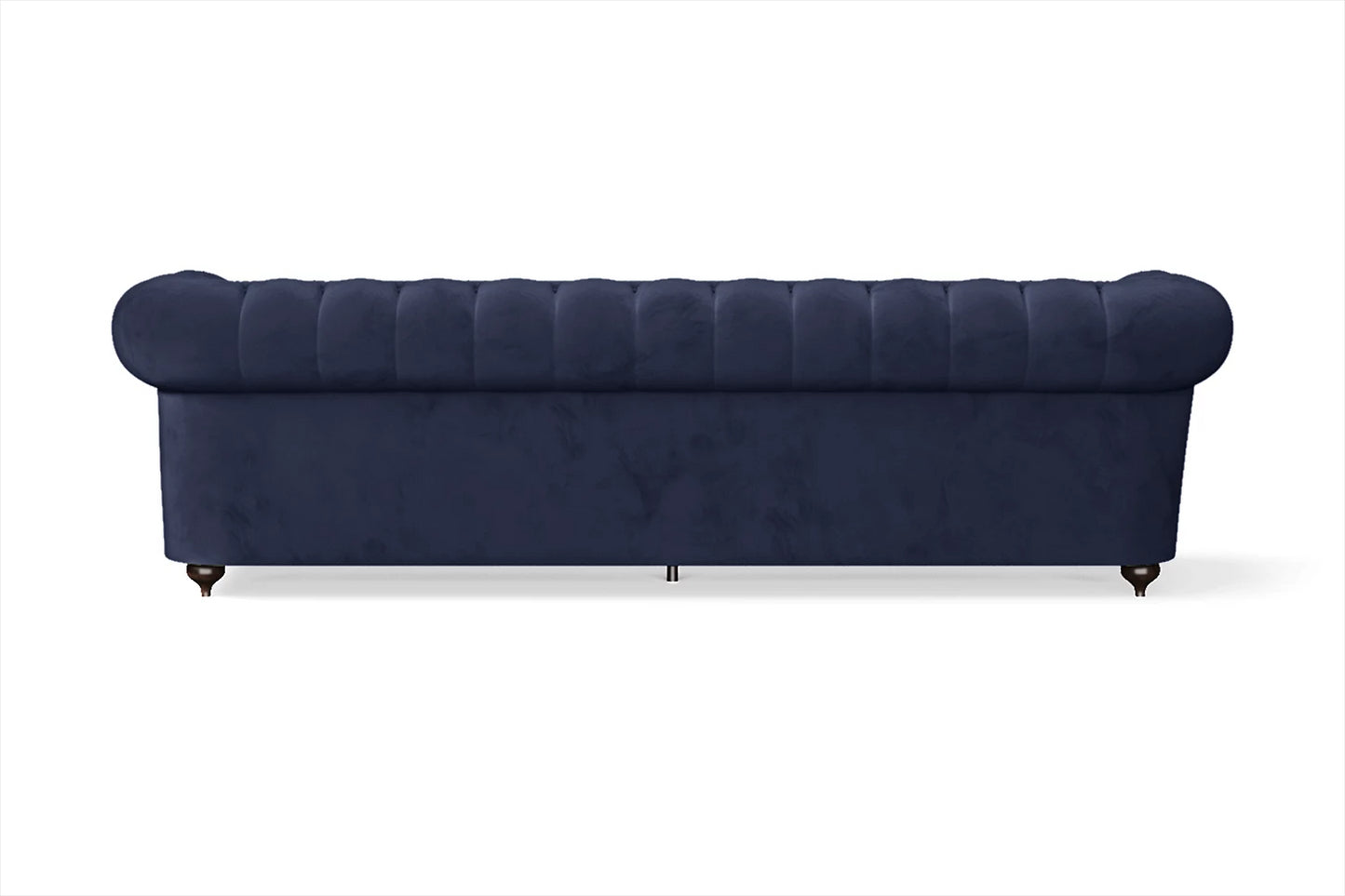 Bitonto 4 Seater Sofa Dark Blue Velvet