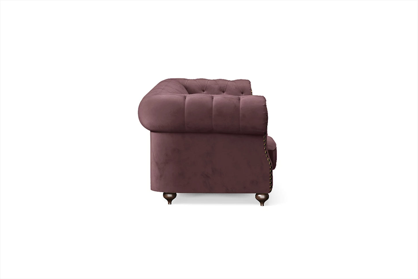 Bitonto 4 Seater Sofa Grape Velvet