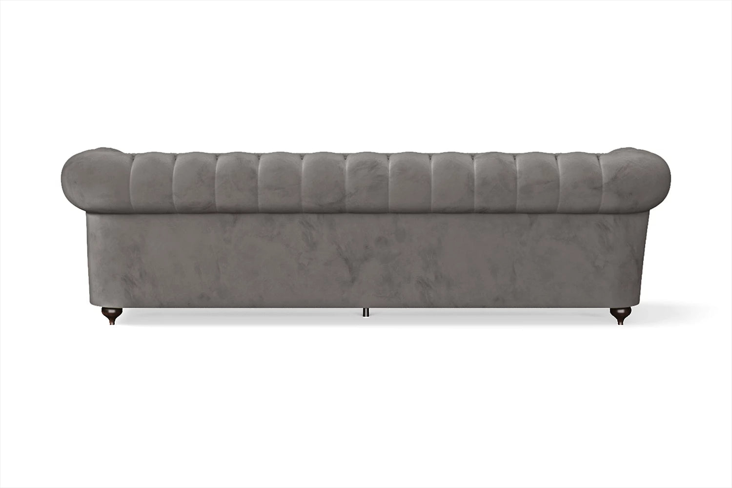 Bitonto 4 Seater Sofa Grey Velvet