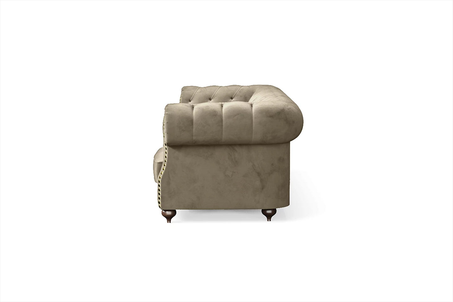 Bitonto 4 Seater Sofa Sand Velvet