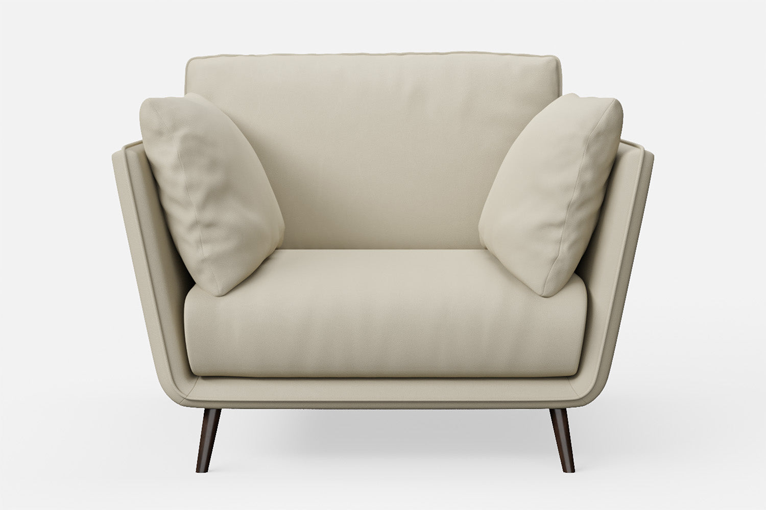 Bologna Armchair Cream Leather