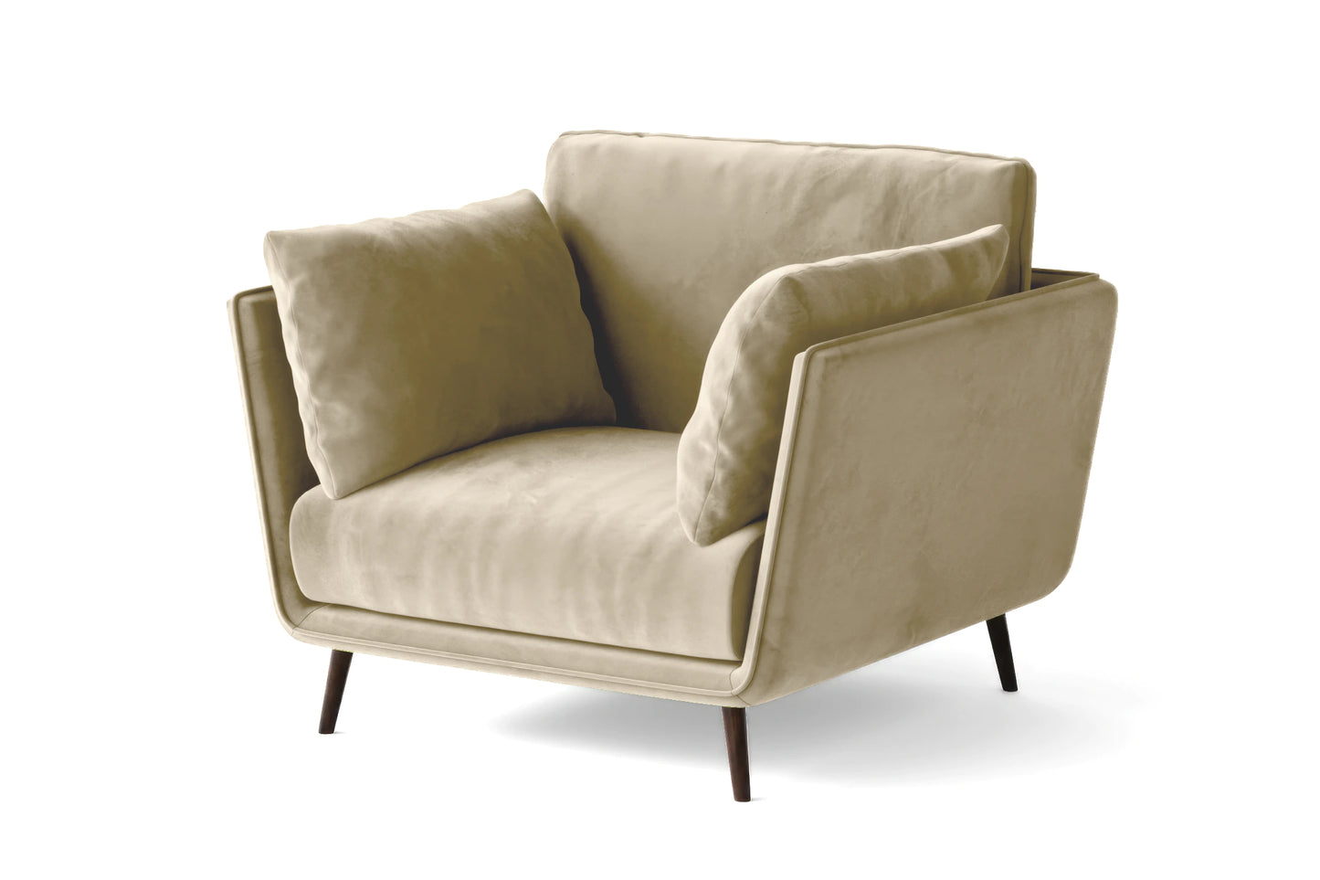 Bologna Armchair Cream Velvet