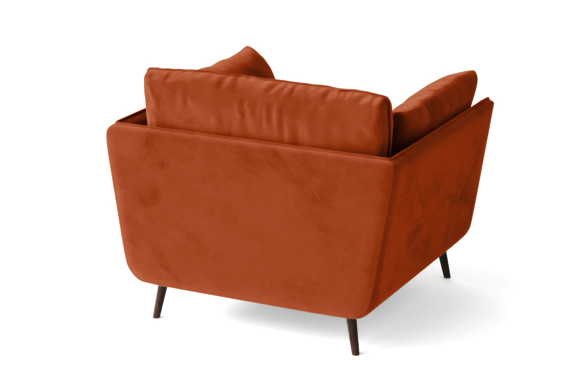 Bologna Armchair Orange Velvet