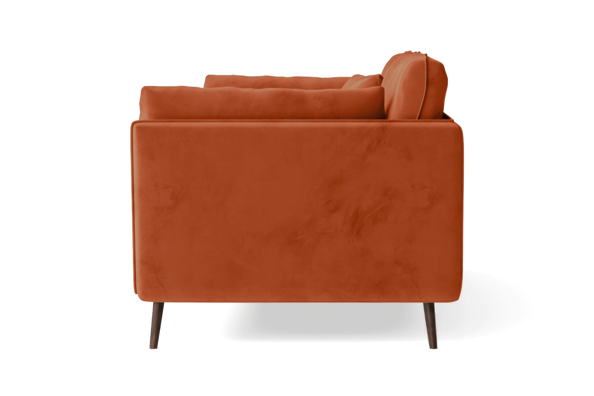 Bologna Armchair Orange Velvet