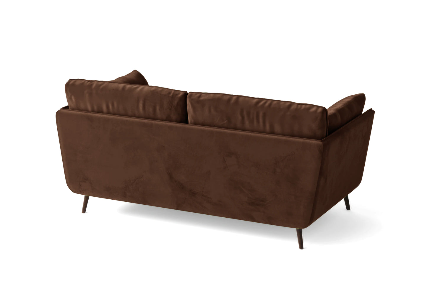 Bologna 2 Seater Sofa Coffee Brown Velvet