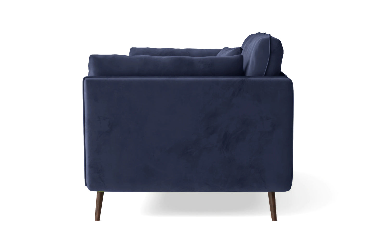 Bologna 2 Seater Sofa Dark Blue Velvet