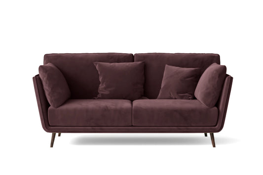 Bologna 2 Seater Sofa Grape Velvet