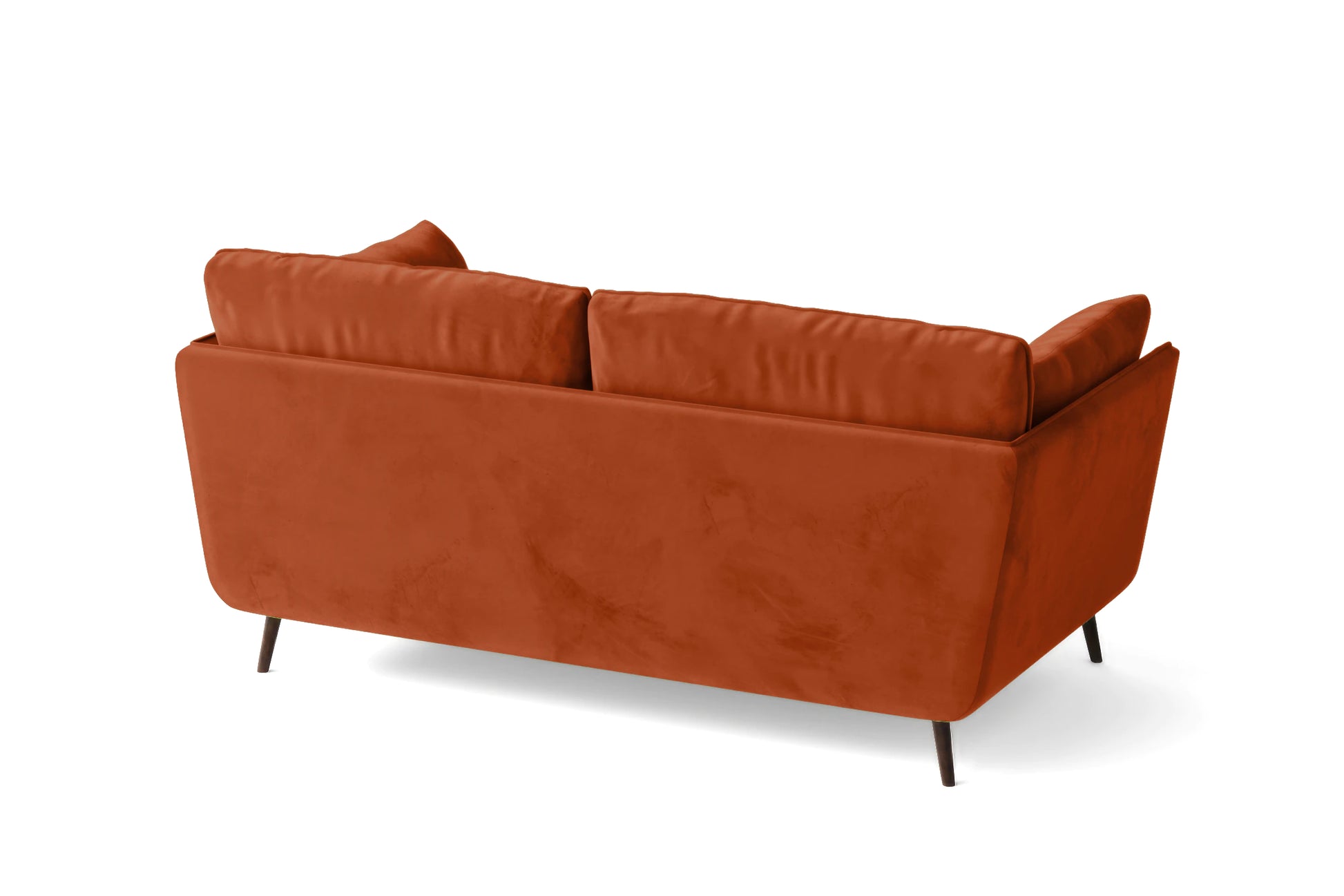 Bologna 2 Seater Sofa Orange Velvet