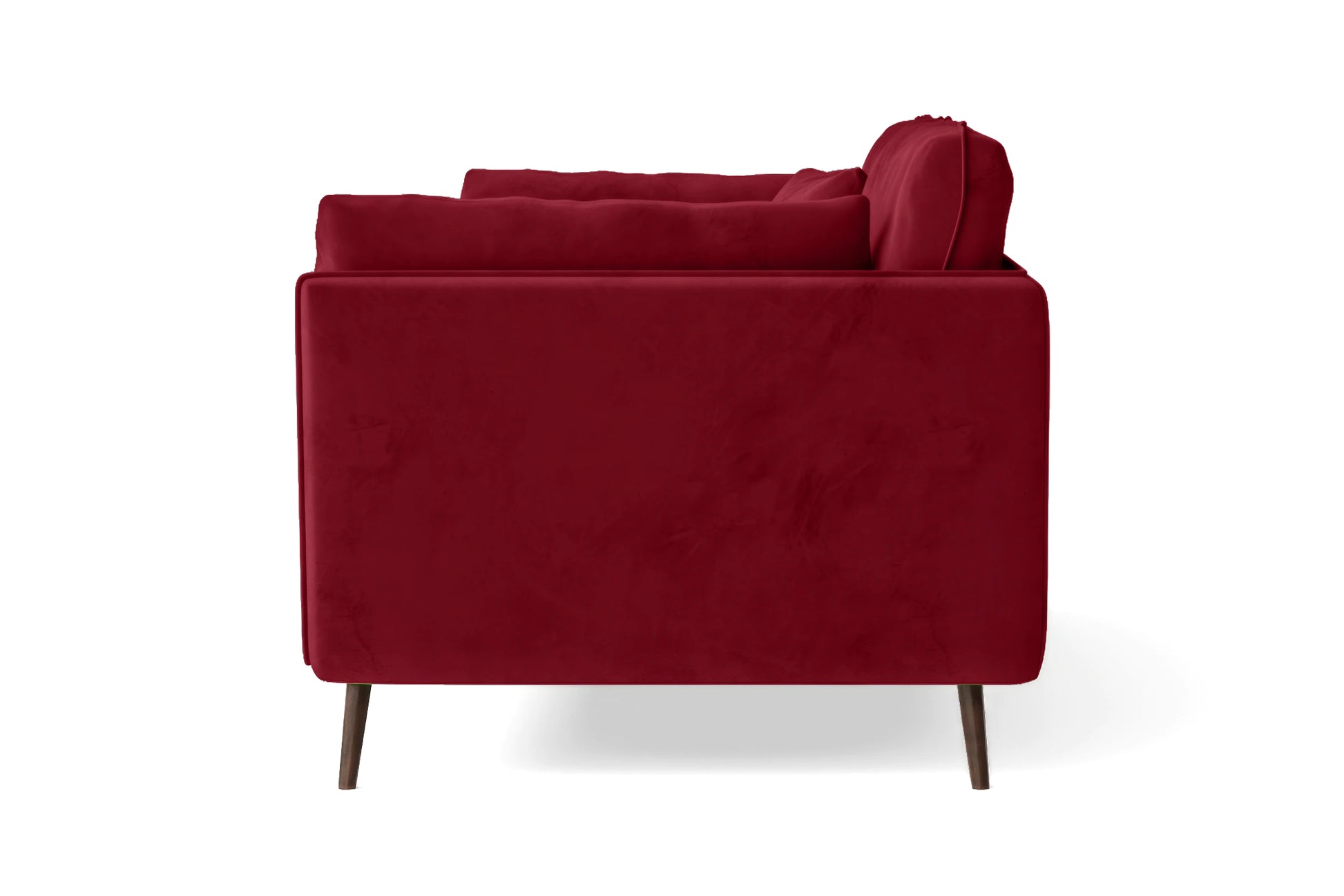 Bologna 2 Seater Sofa Red Velvet