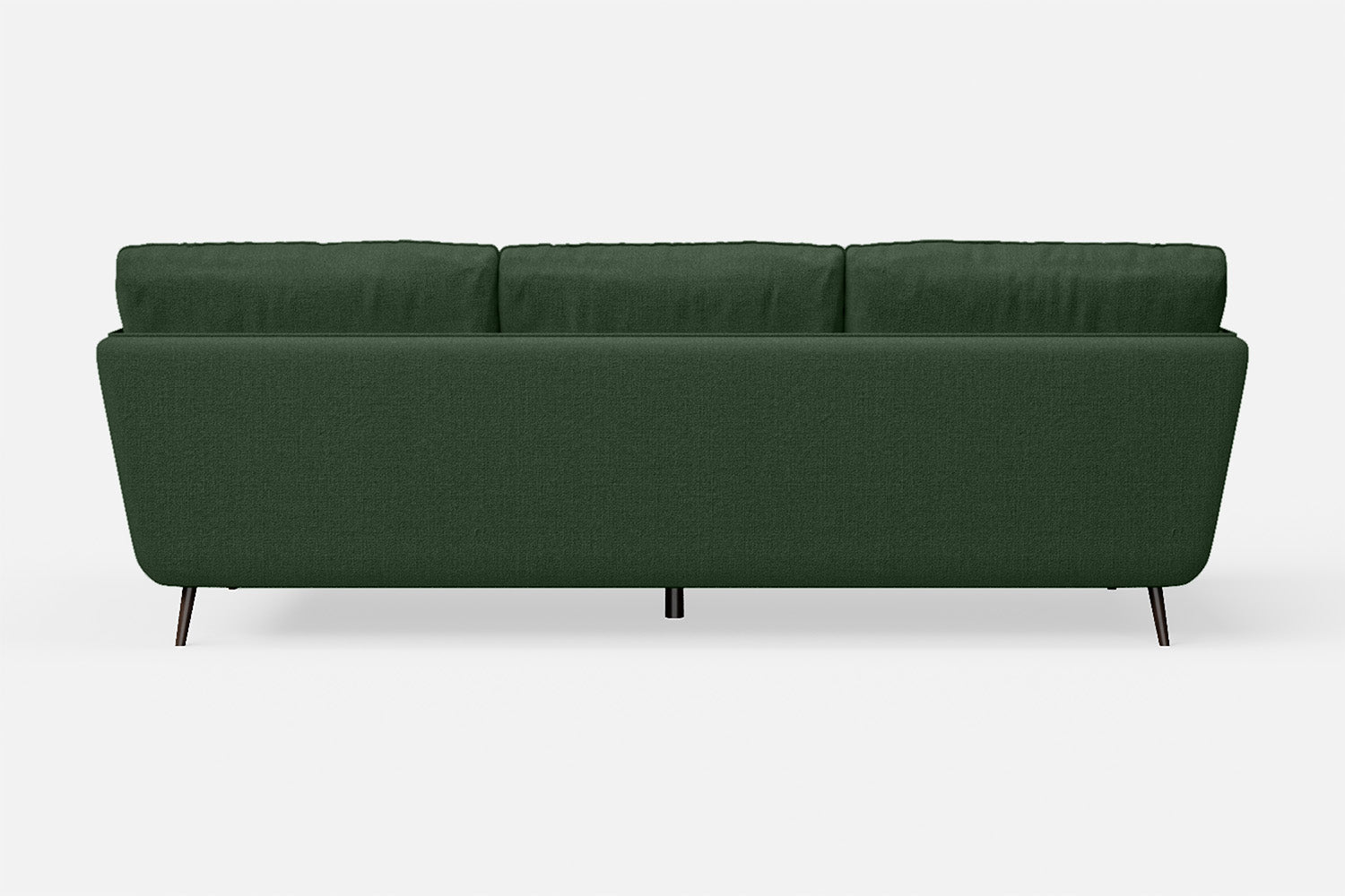 Bologna 3 Seater Sofa Forest Green Linen Fabric