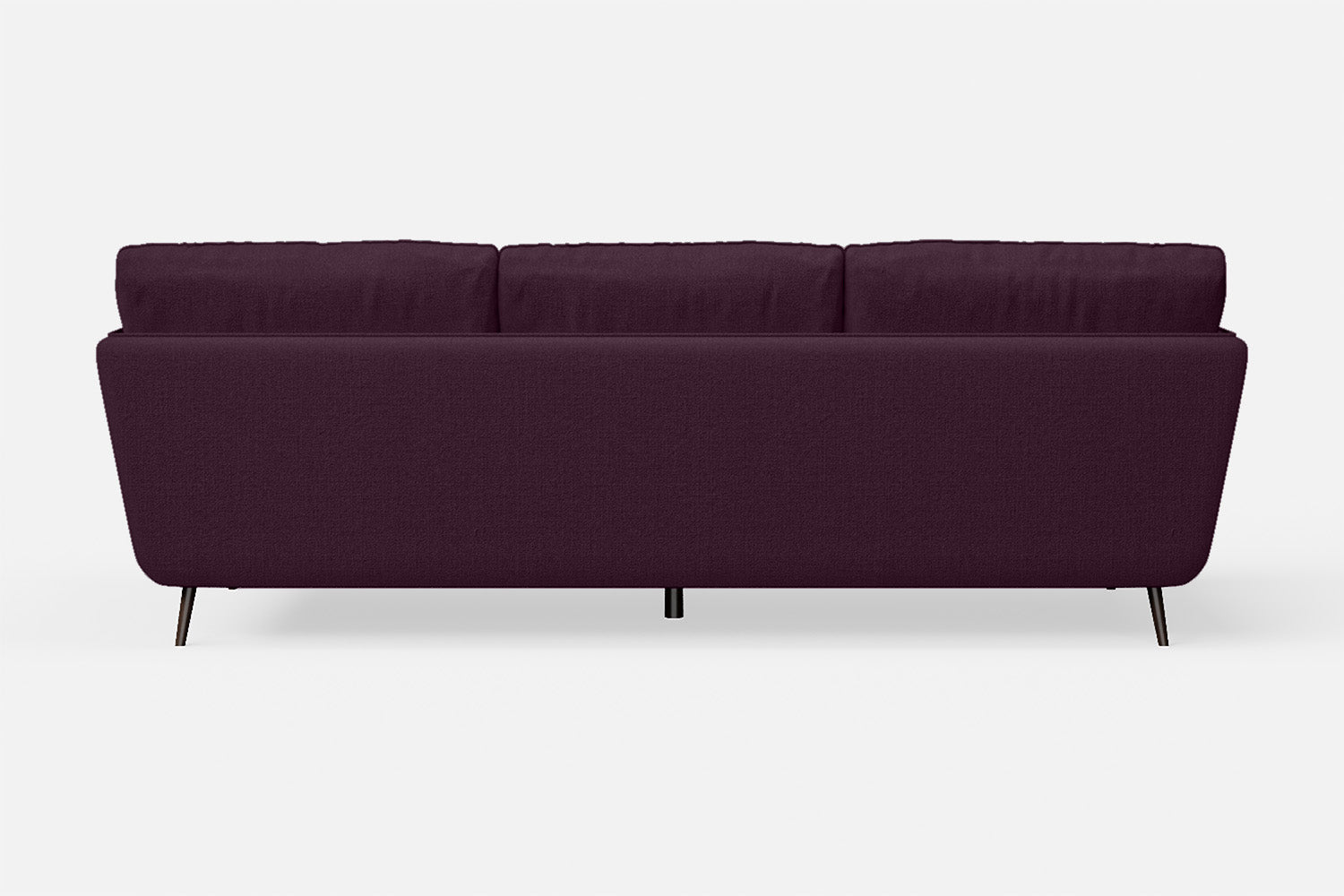 Bologna 3 Seater Sofa Purple Linen Fabric