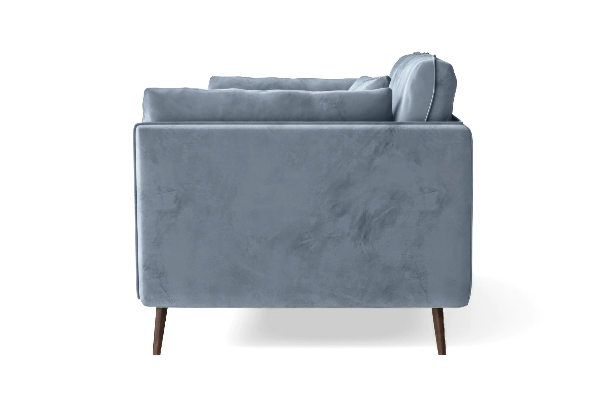 Bologna 3 Seater Sofa Baby Blue Velvet