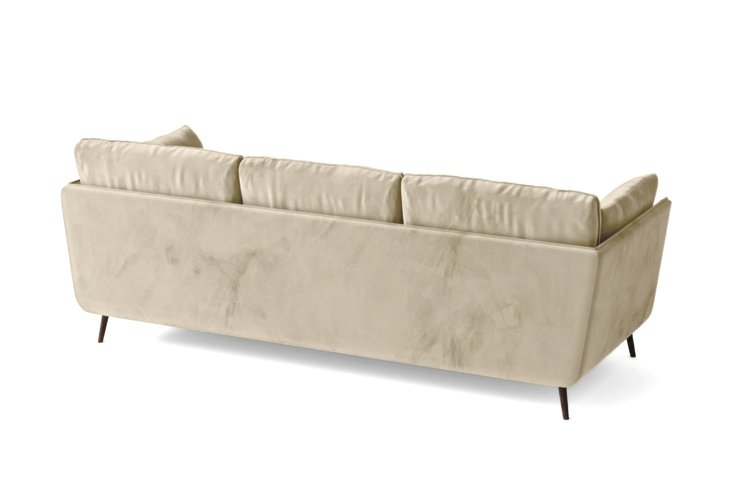 Bologna 3 Seater Sofa Cream Velvet