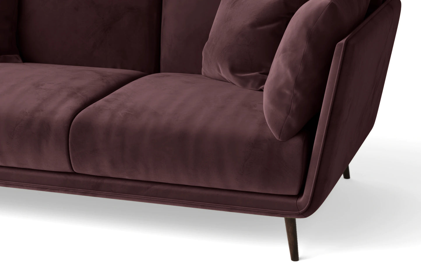 Bologna 3 Seater Sofa Grape Velvet