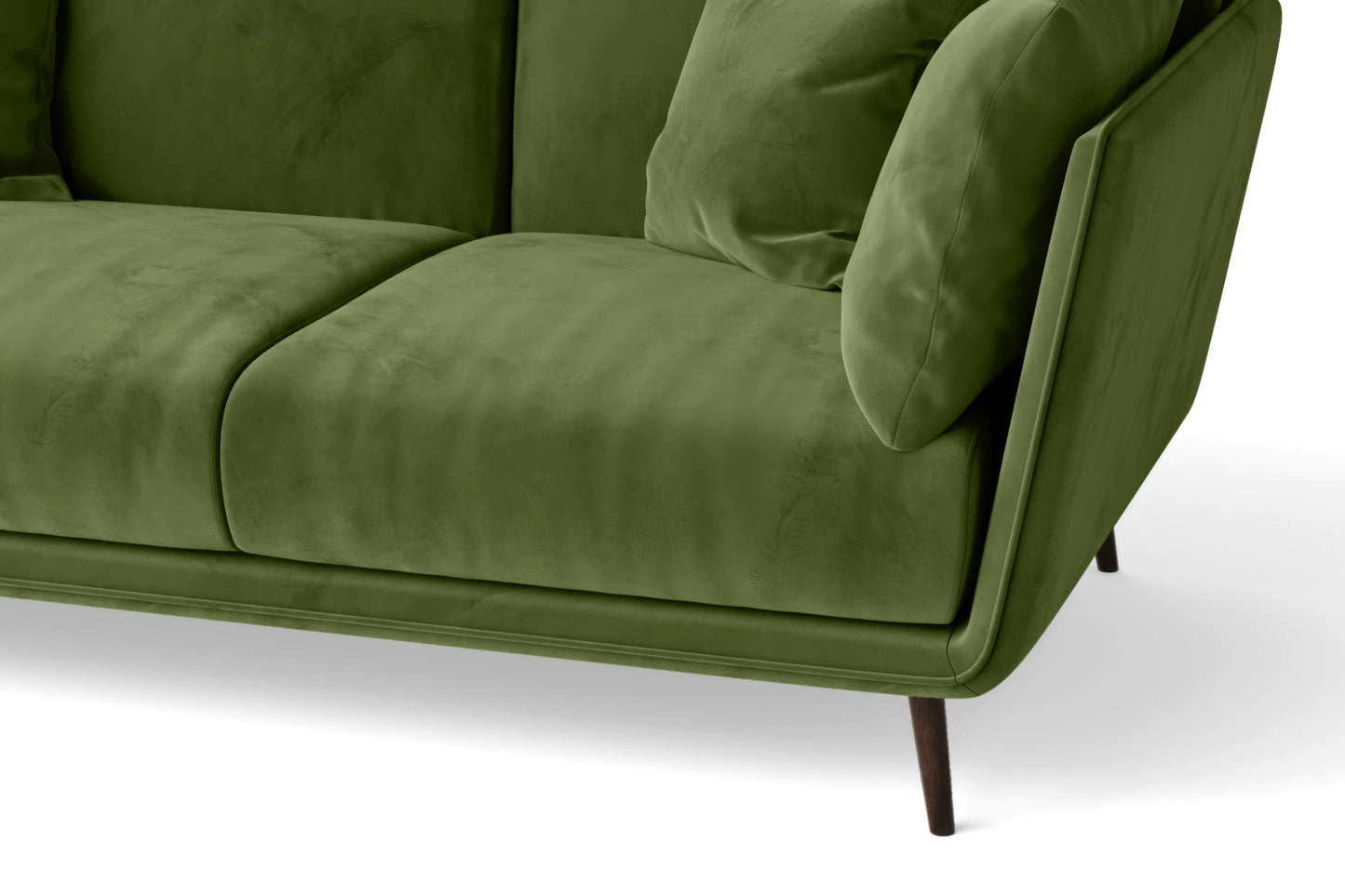 Bologna 3 Seater Sofa Lime Velvet