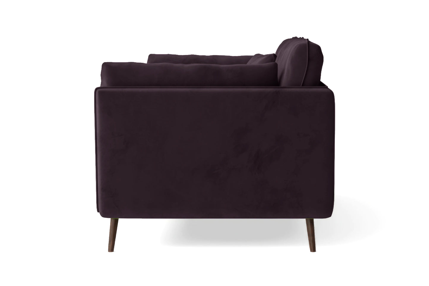 Bologna 3 Seater Sofa Purple Velvet