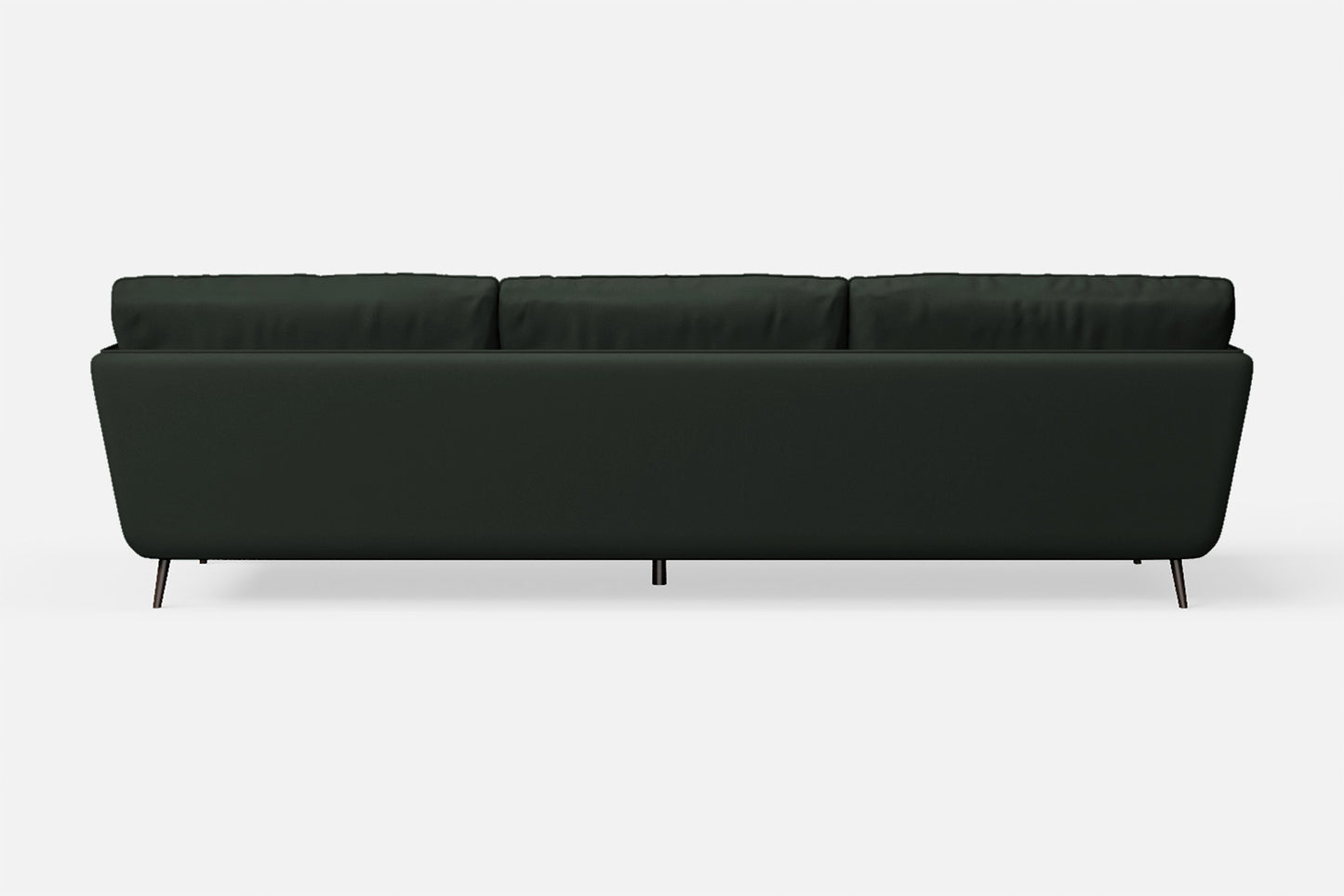 Bologna 4 Seater Sofa Green Leather