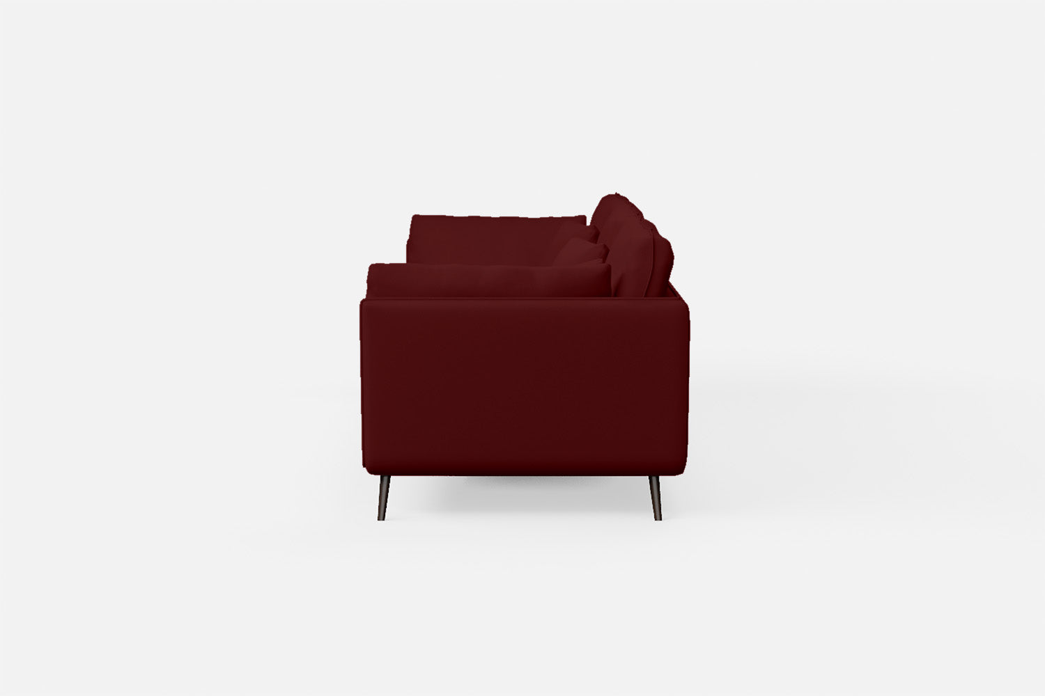 Bologna 4 Seater Sofa Red Leather