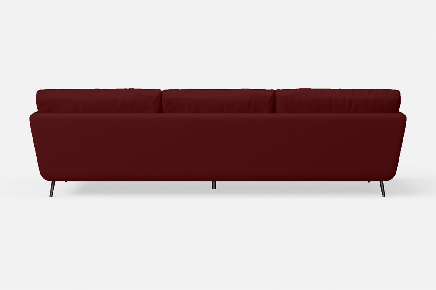 Bologna 4 Seater Sofa Red Leather