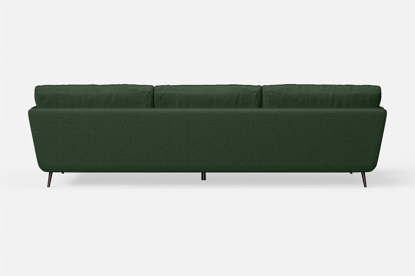 Bologna 4 Seater Sofa Forest Green Linen Fabric