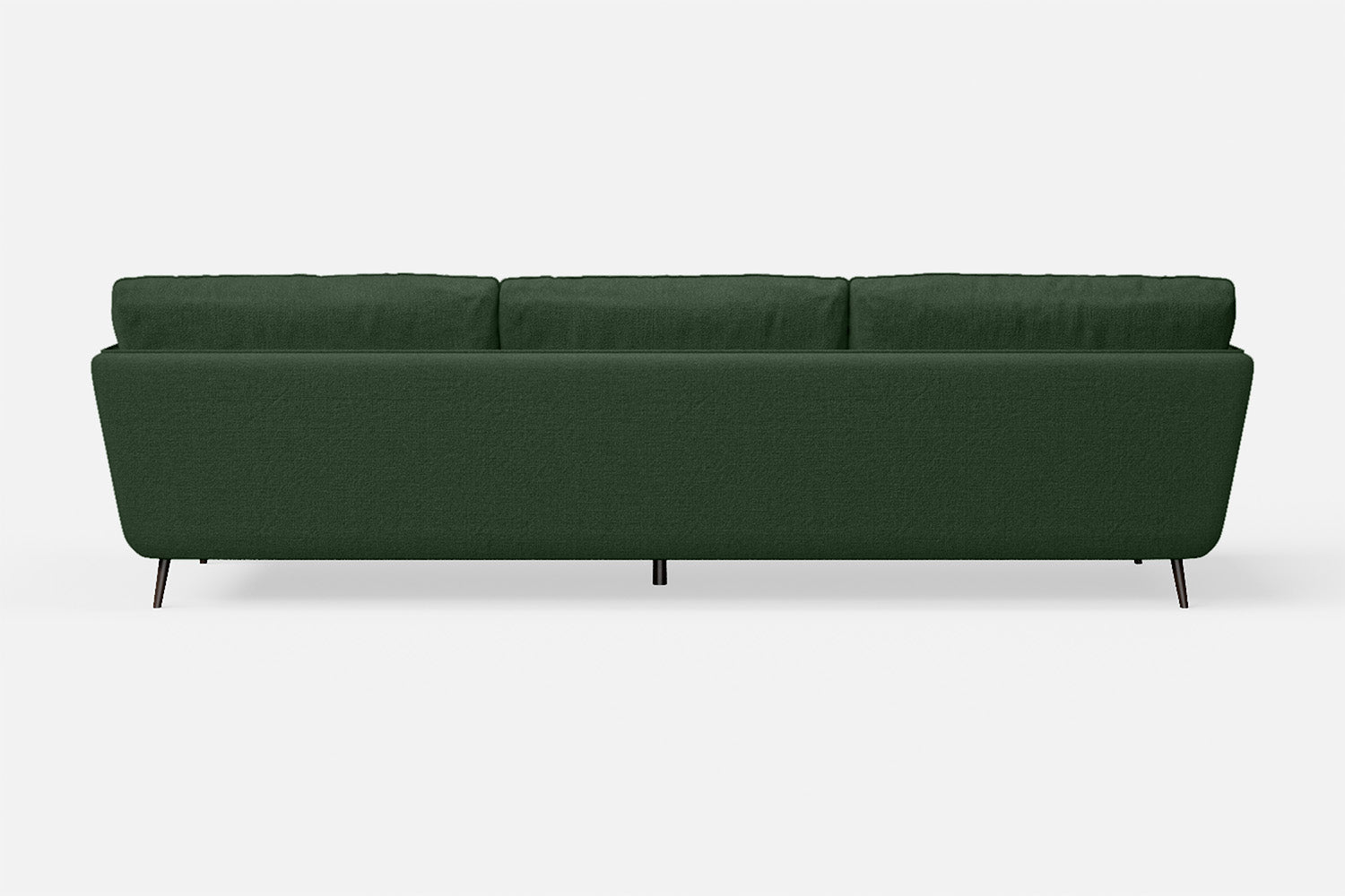 Bologna 4 Seater Sofa Forest Green Linen Fabric