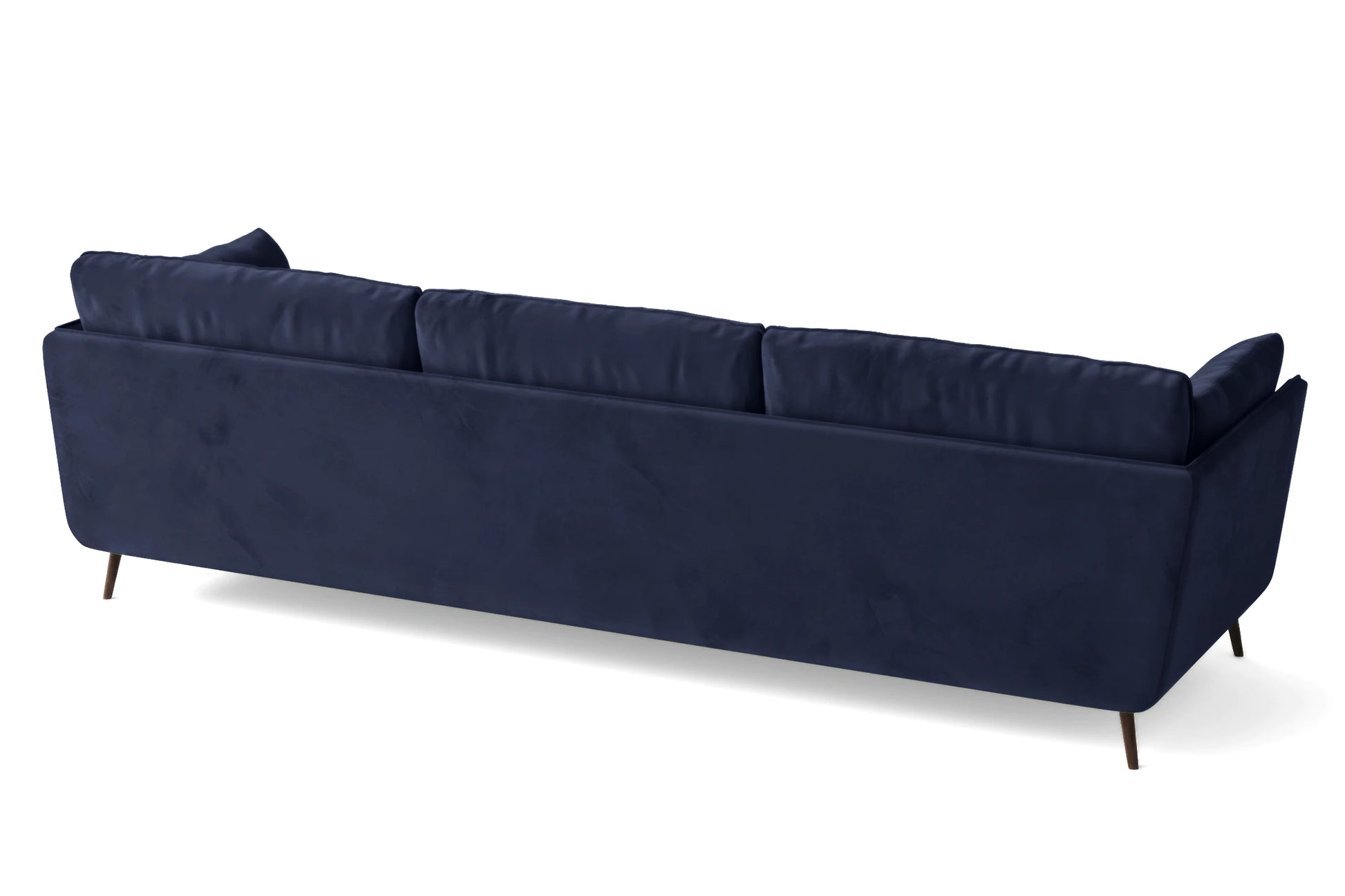 Bologna 4 Seater Sofa Dark Blue Velvet